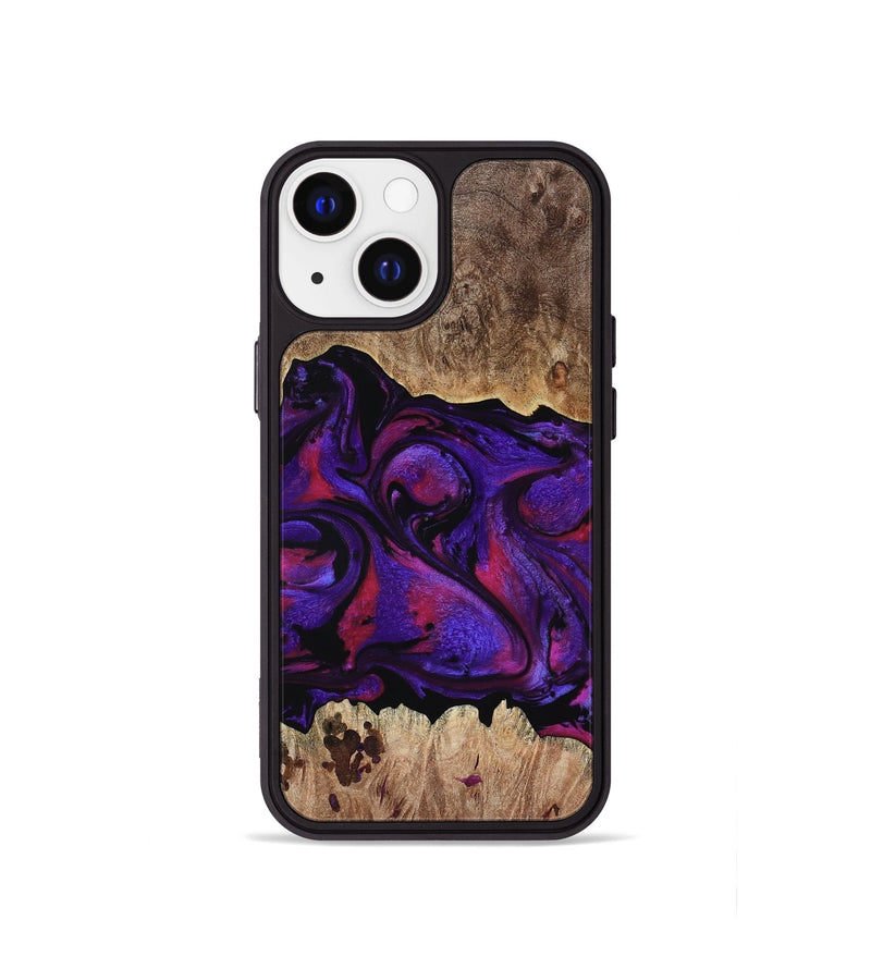 iPhone 13 mini Wood Phone Case - Martin (Purple, 795063)