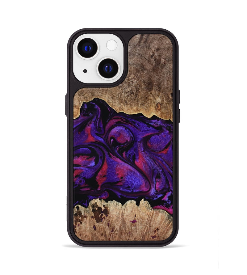 iPhone 13 Wood Phone Case - Martin (Purple, 795063)