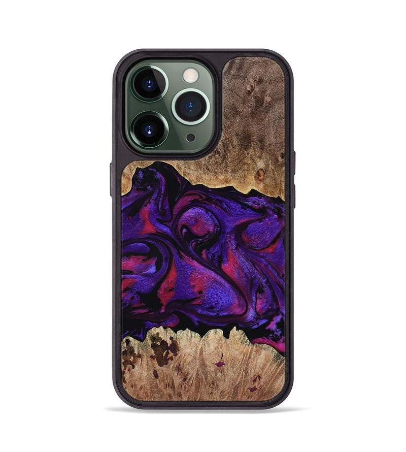 iPhone 13 Pro Wood Phone Case - Martin (Purple, 795063)