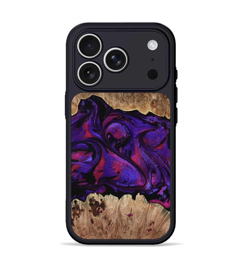 iPhone 17 Pro Wood Phone Case - Martin (Purple, 795063)