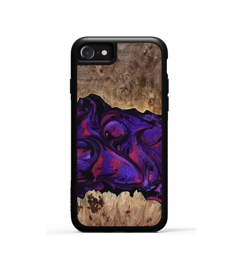 iPhone SE Wood Phone Case - Martin (Purple, 795063)