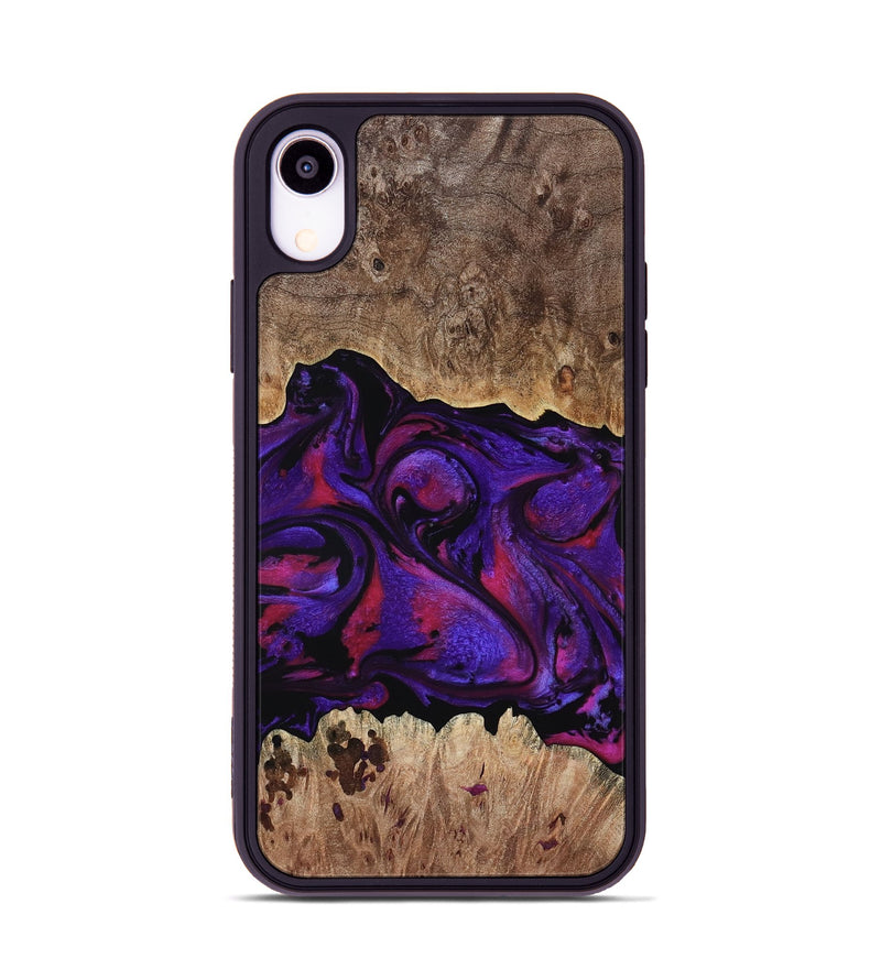 iPhone Xr Wood Phone Case - Martin (Purple, 795063)