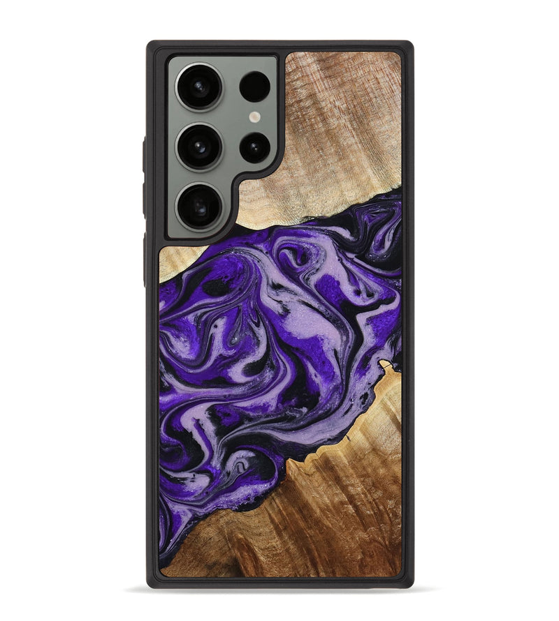 Galaxy S23 Ultra Wood Phone Case - Darrick (Purple, 795068)