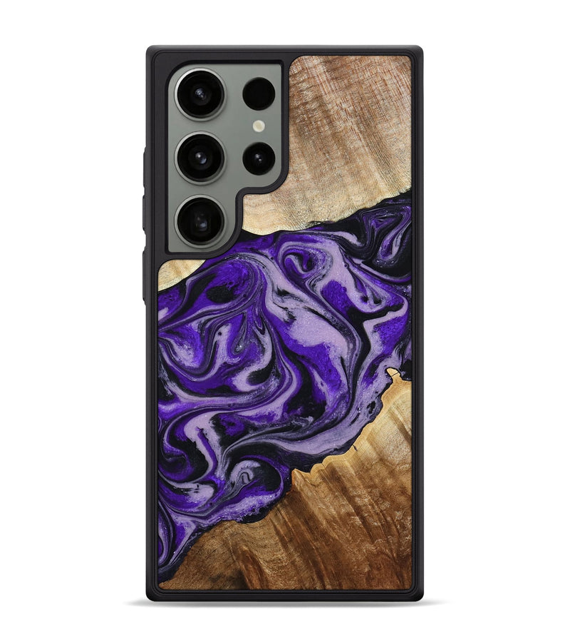 Galaxy S24 Ultra Wood Phone Case - Darrick (Purple, 795068)