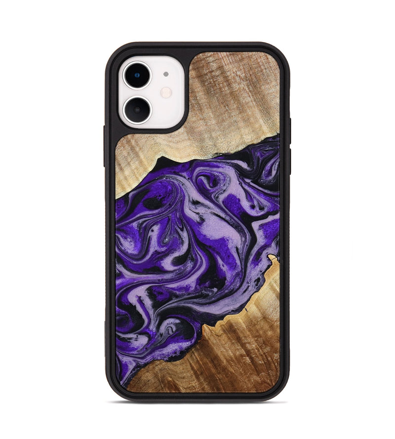 iPhone 11 Wood Phone Case - Darrick (Purple, 795068)