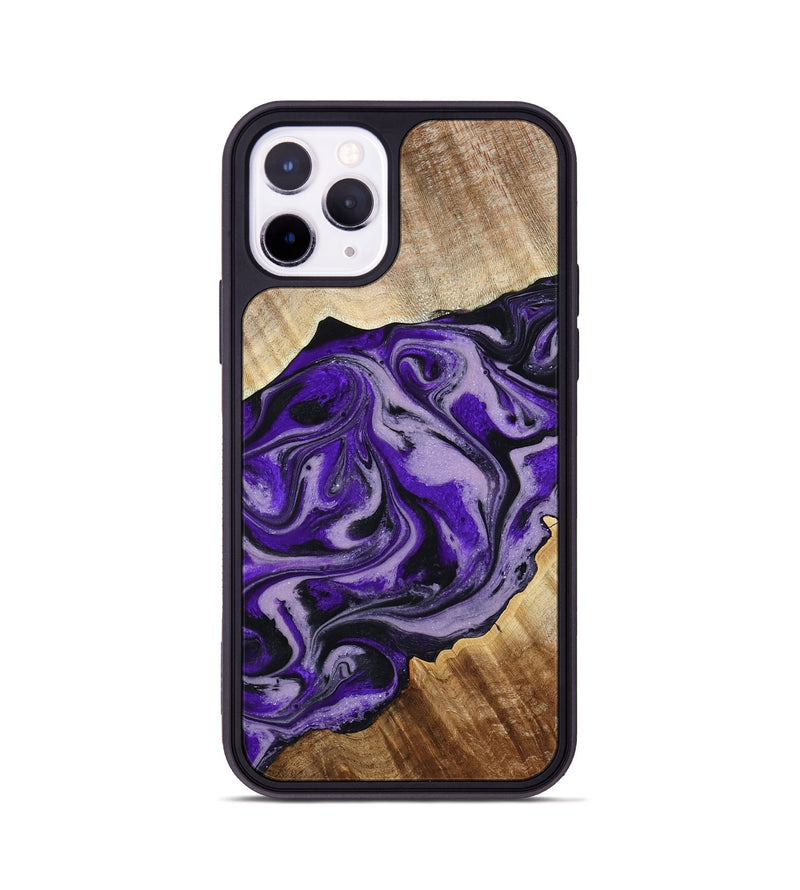 iPhone 11 Pro Wood Phone Case - Darrick (Purple, 795068)