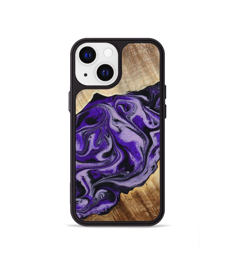 iPhone 13 mini Wood Phone Case - Darrick (Purple, 795068)