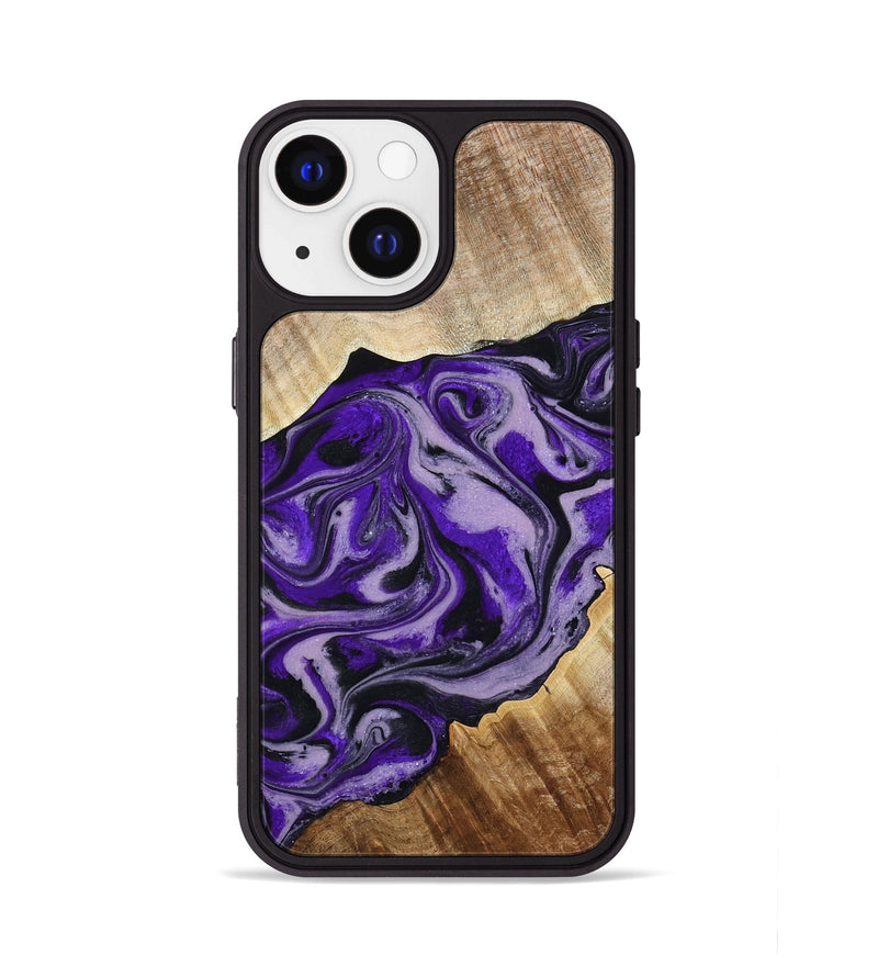 iPhone 13 Wood Phone Case - Darrick (Purple, 795068)