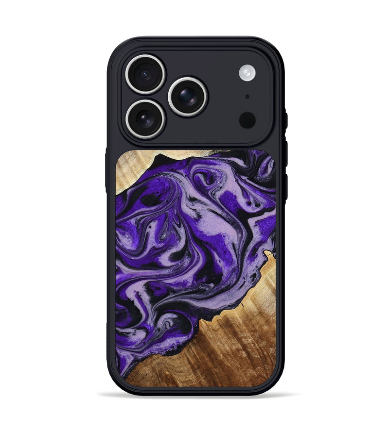 iPhone 17 Pro Wood Phone Case - Darrick (Purple, 795068)