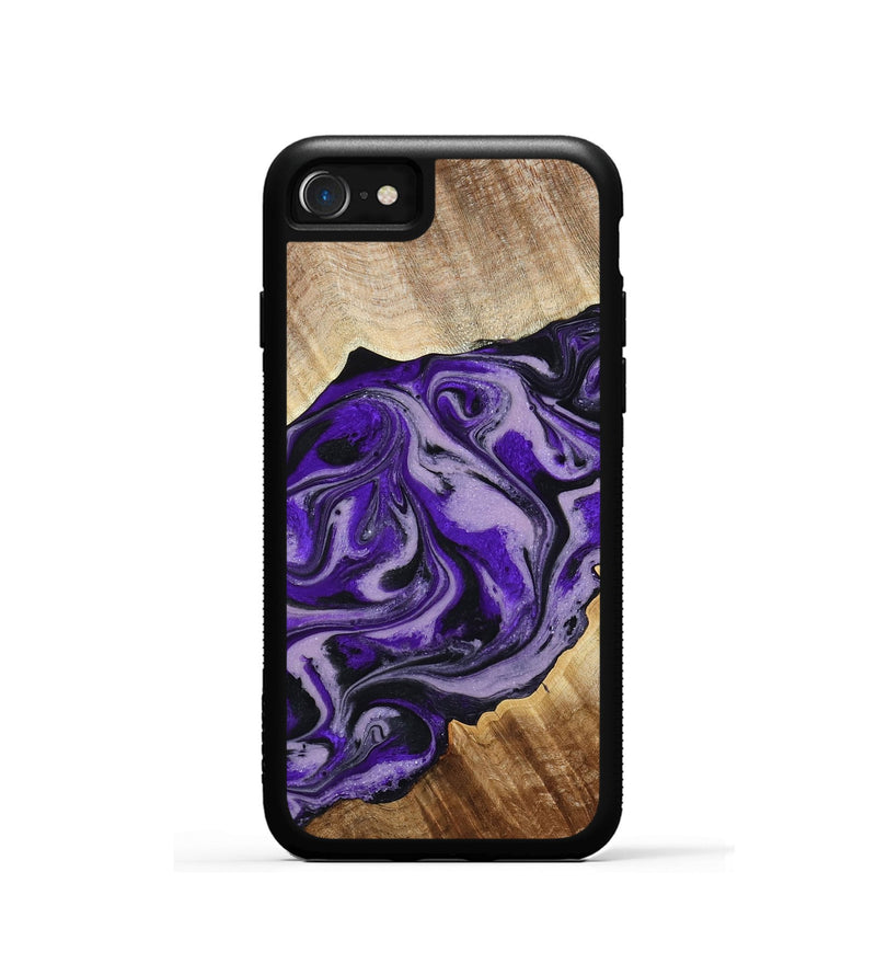 iPhone SE Wood Phone Case - Darrick (Purple, 795068)