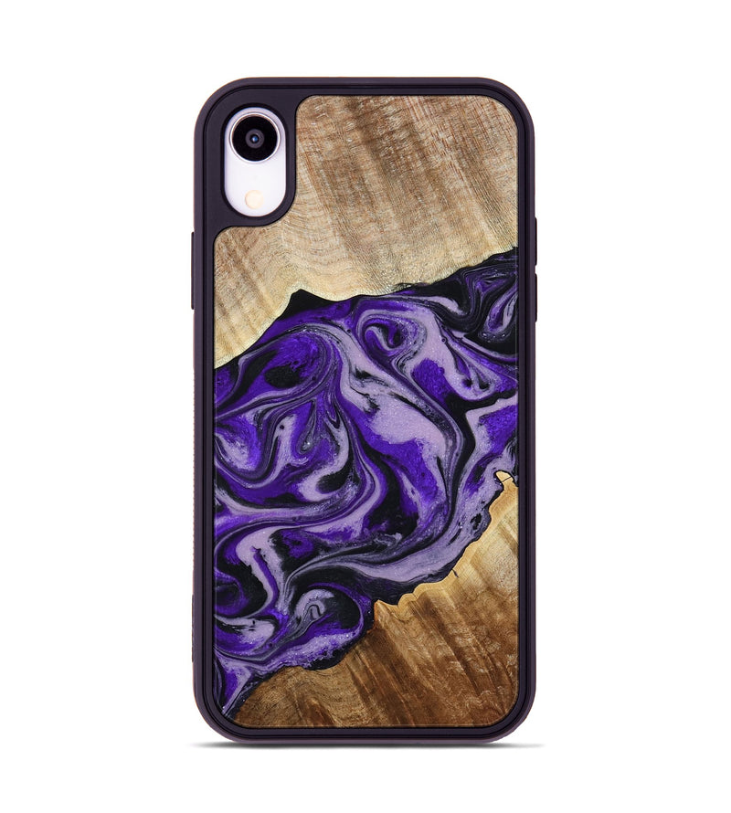 iPhone Xr Wood Phone Case - Darrick (Purple, 795068)