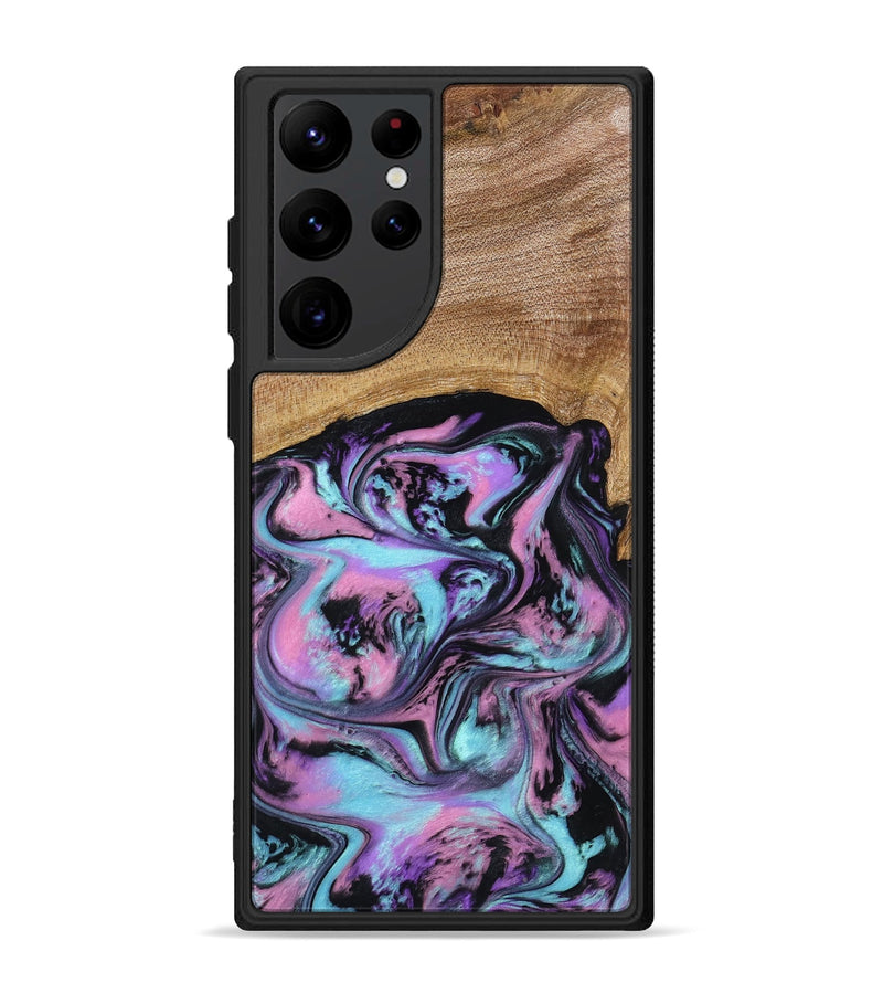 Galaxy S22 Ultra Wood Phone Case - Lilla (Purple, 795071)