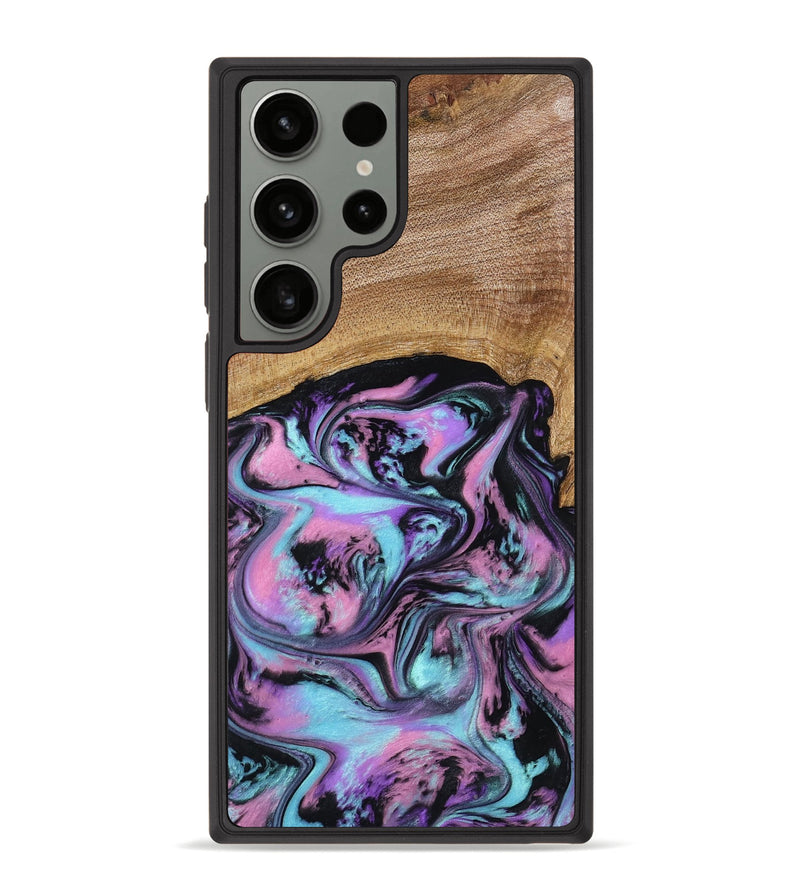 Galaxy S23 Ultra Wood Phone Case - Lilla (Purple, 795071)