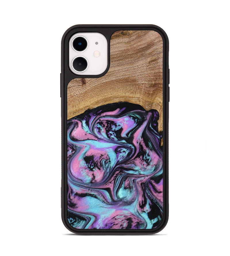iPhone 11 Wood Phone Case - Lilla (Purple, 795071)