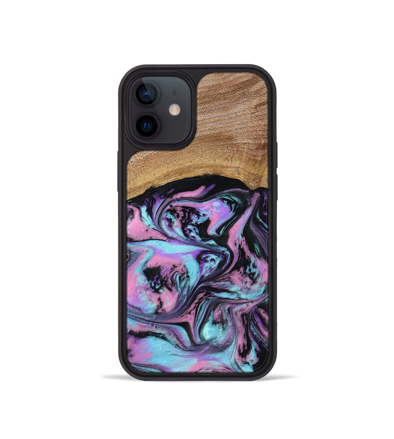 iPhone 12 mini Wood Phone Case - Lilla (Purple, 795071)