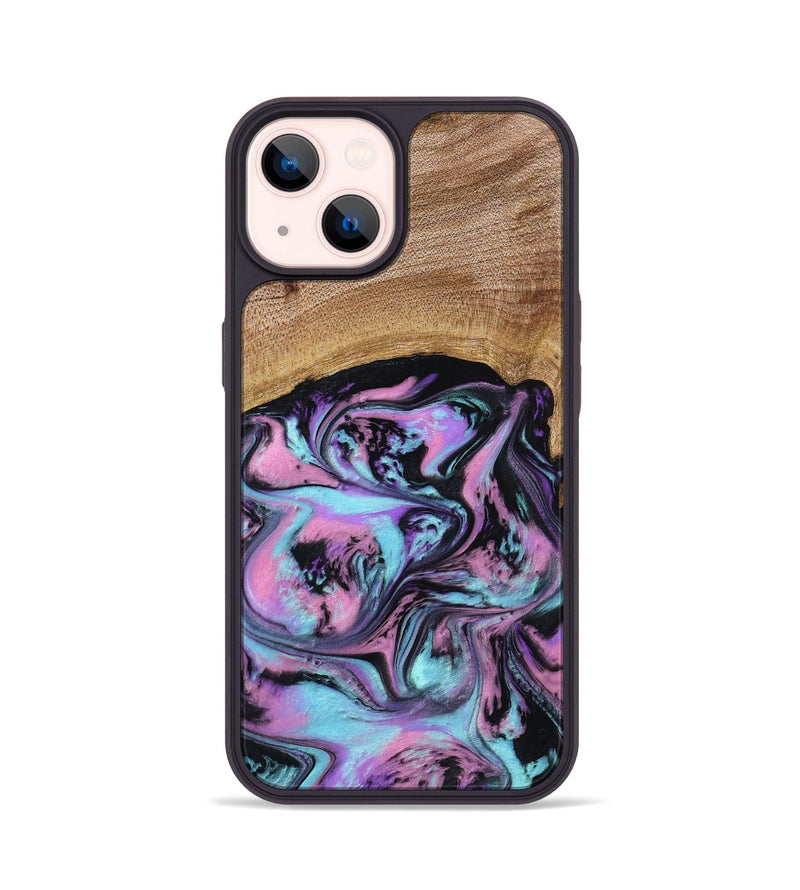 iPhone 14 Wood Phone Case - Lilla (Purple, 795071)