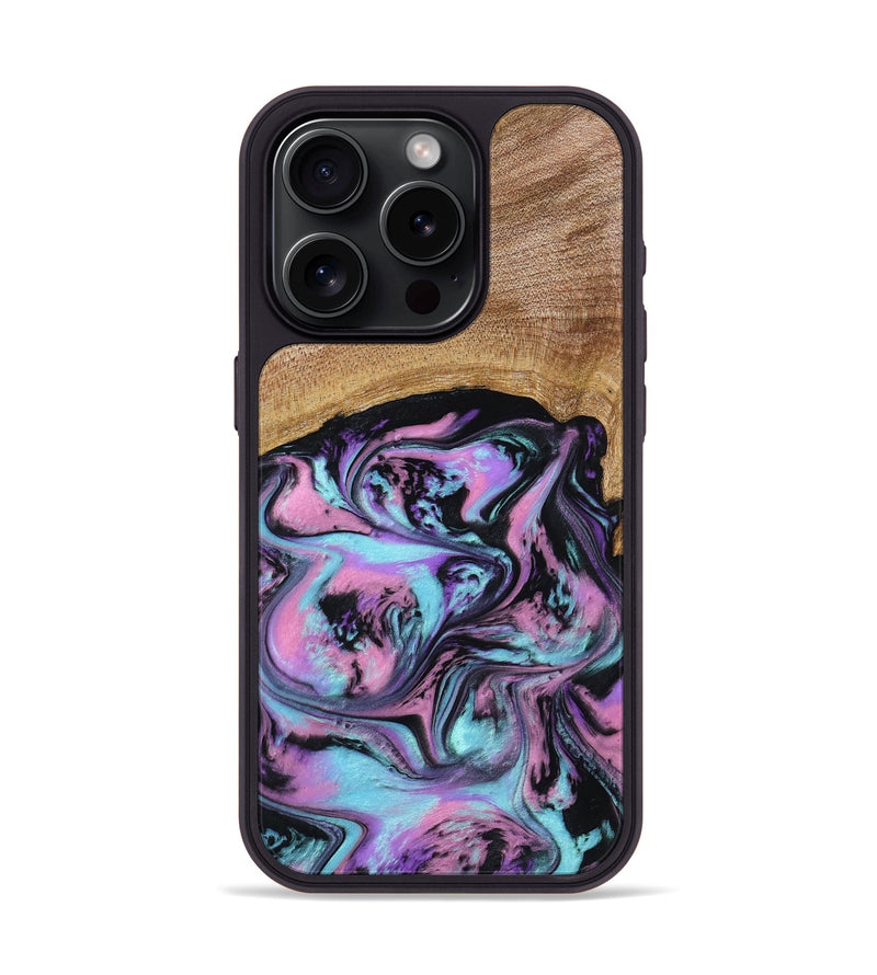 iPhone 15 Pro Wood Phone Case - Lilla (Purple, 795071)
