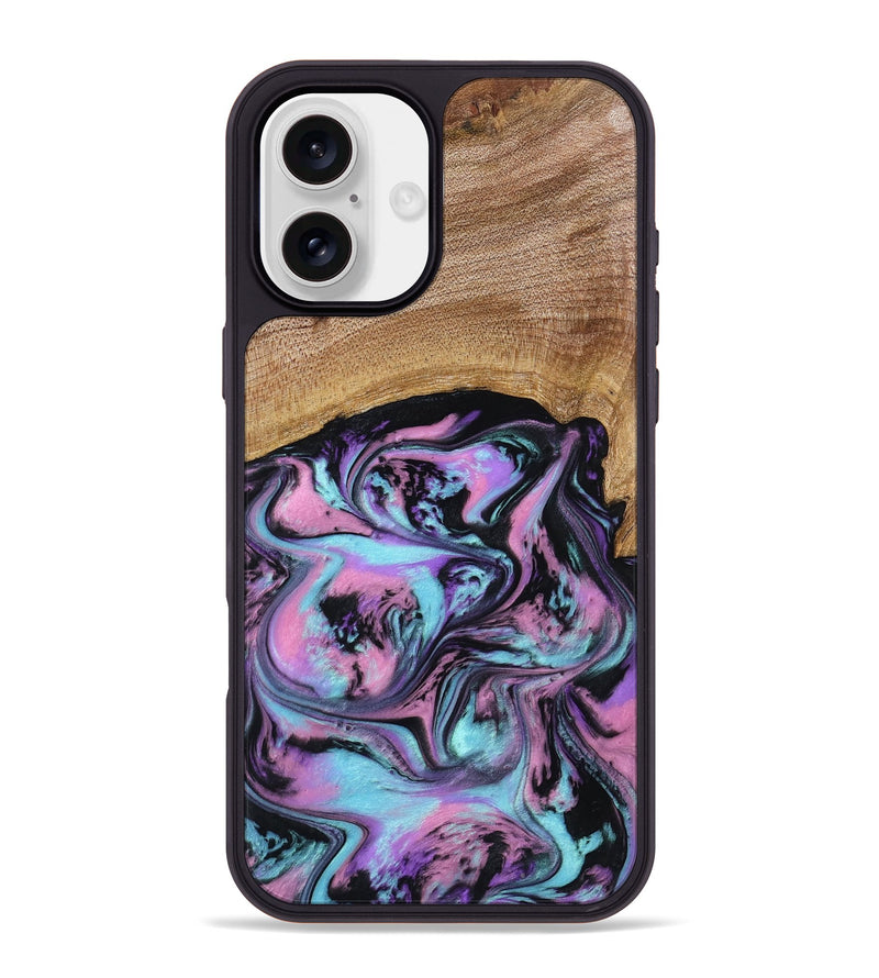 iPhone 16 Plus Wood Phone Case - Lilla (Purple, 795071)