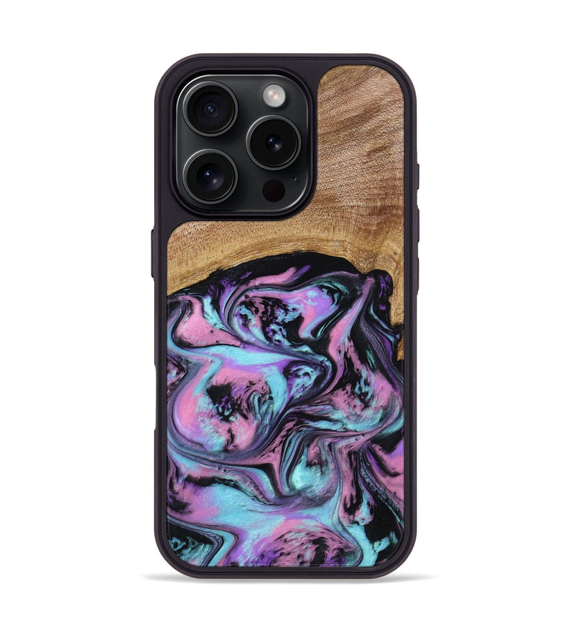 iPhone 16 Pro Wood Phone Case - Lilla (Purple, 795071)