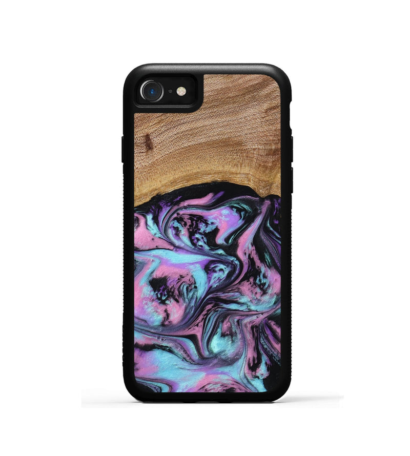 iPhone SE Wood Phone Case - Lilla (Purple, 795071)