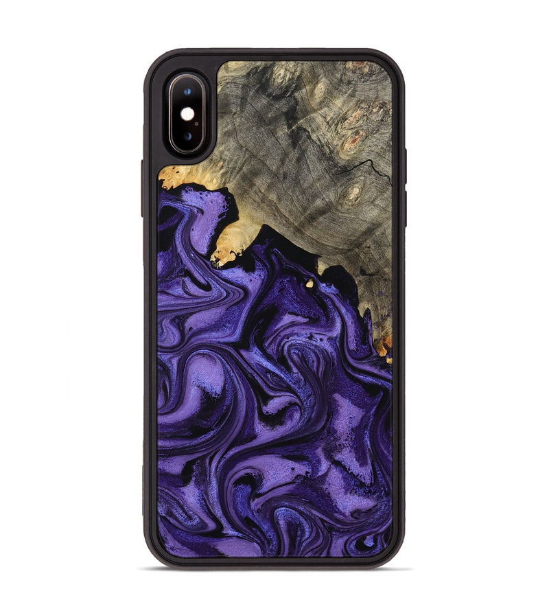 iPhone Xs Max Wood Phone Case - Phil (Purple, 795081)