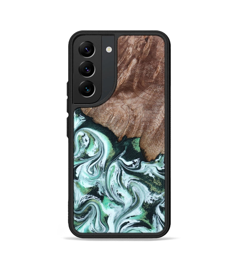 Galaxy S22 Wood Phone Case - Burton (Green, 795089)