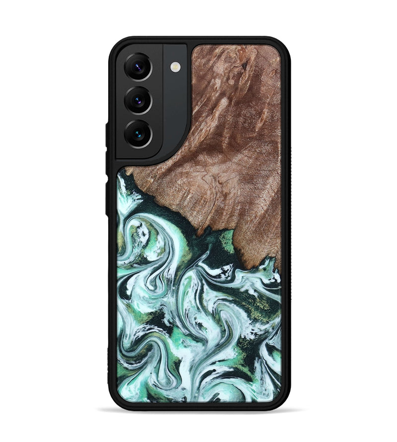 Galaxy S22 Plus Wood Phone Case - Burton (Green, 795089)