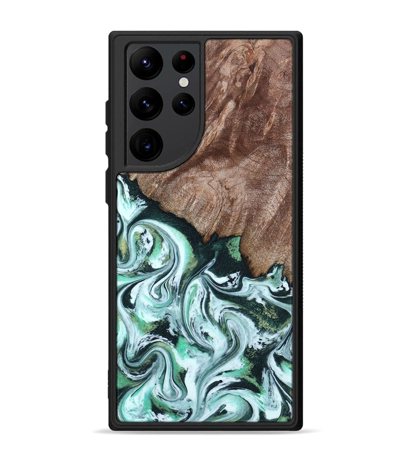 Galaxy S22 Ultra Wood Phone Case - Burton (Green, 795089)