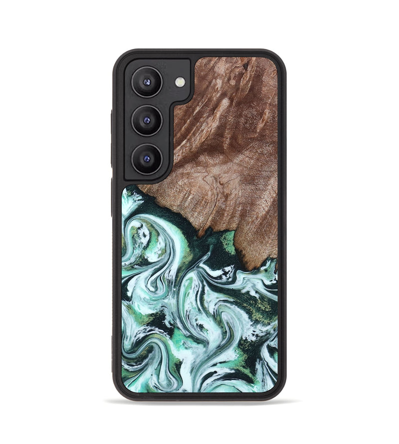 Galaxy S23 Wood Phone Case - Burton (Green, 795089)