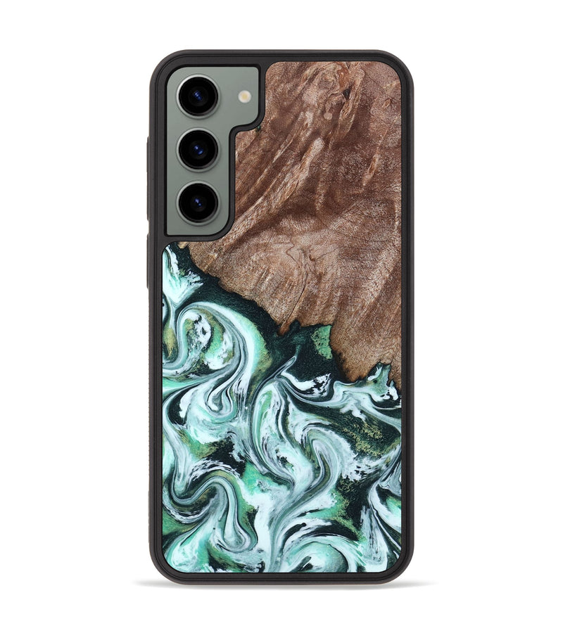 Galaxy S23 Plus Wood Phone Case - Burton (Green, 795089)
