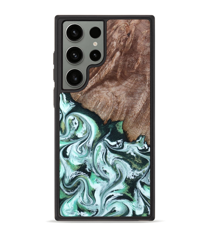 Galaxy S23 Ultra Wood Phone Case - Burton (Green, 795089)