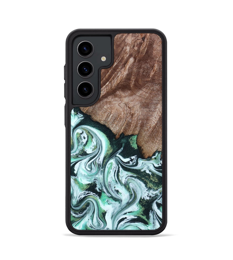 Galaxy S24 Wood Phone Case - Burton (Green, 795089)