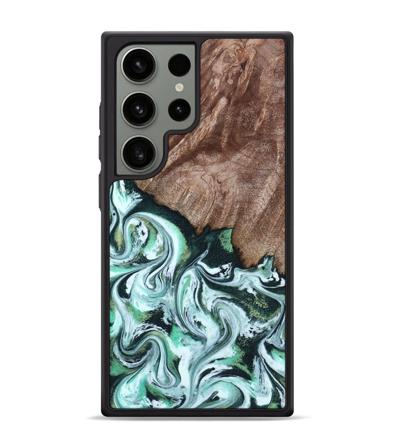 Galaxy S24 Ultra Wood Phone Case - Burton (Green, 795089)