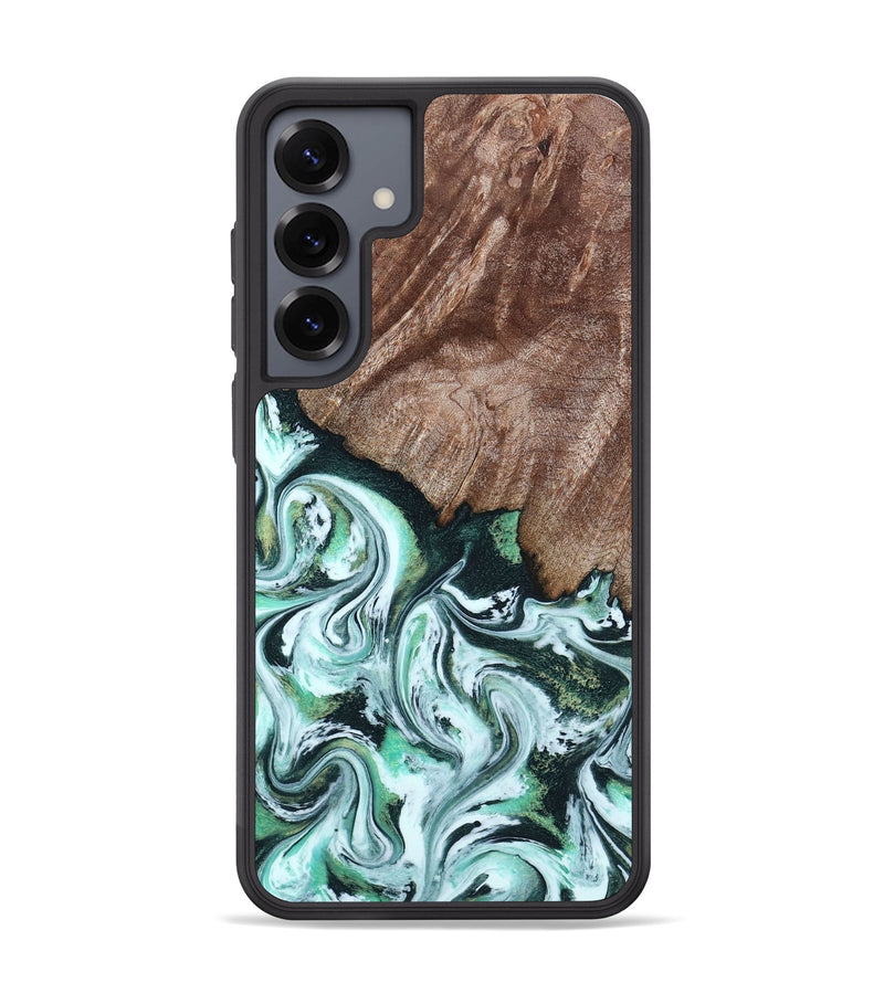 Galaxy S25 Plus Wood Phone Case - Burton (Green, 795089)