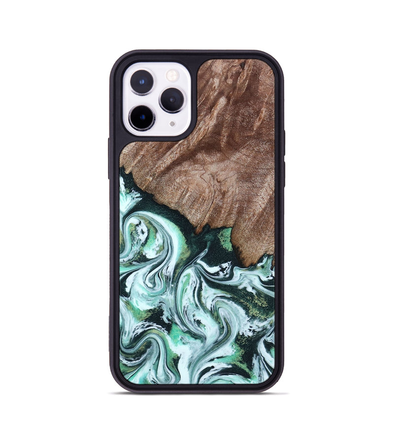 iPhone 11 Pro Wood Phone Case - Burton (Green, 795089)