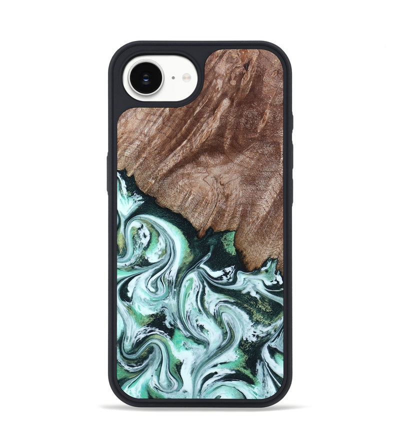 iPhone 16e Wood Phone Case - Burton (Green, 795089)
