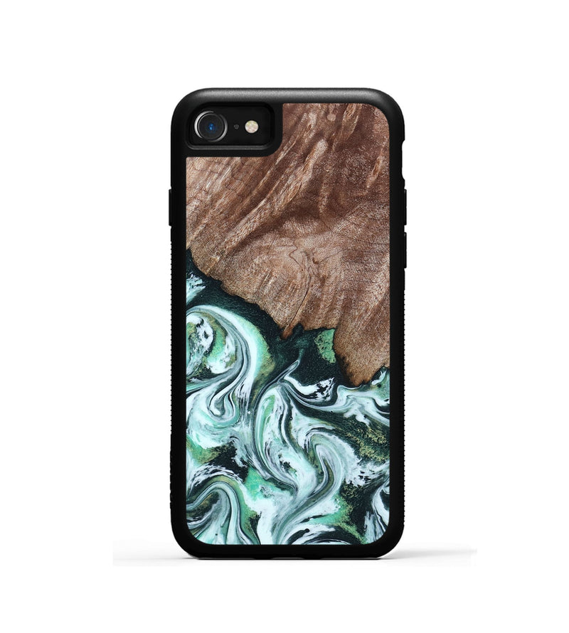 iPhone SE Wood Phone Case - Burton (Green, 795089)