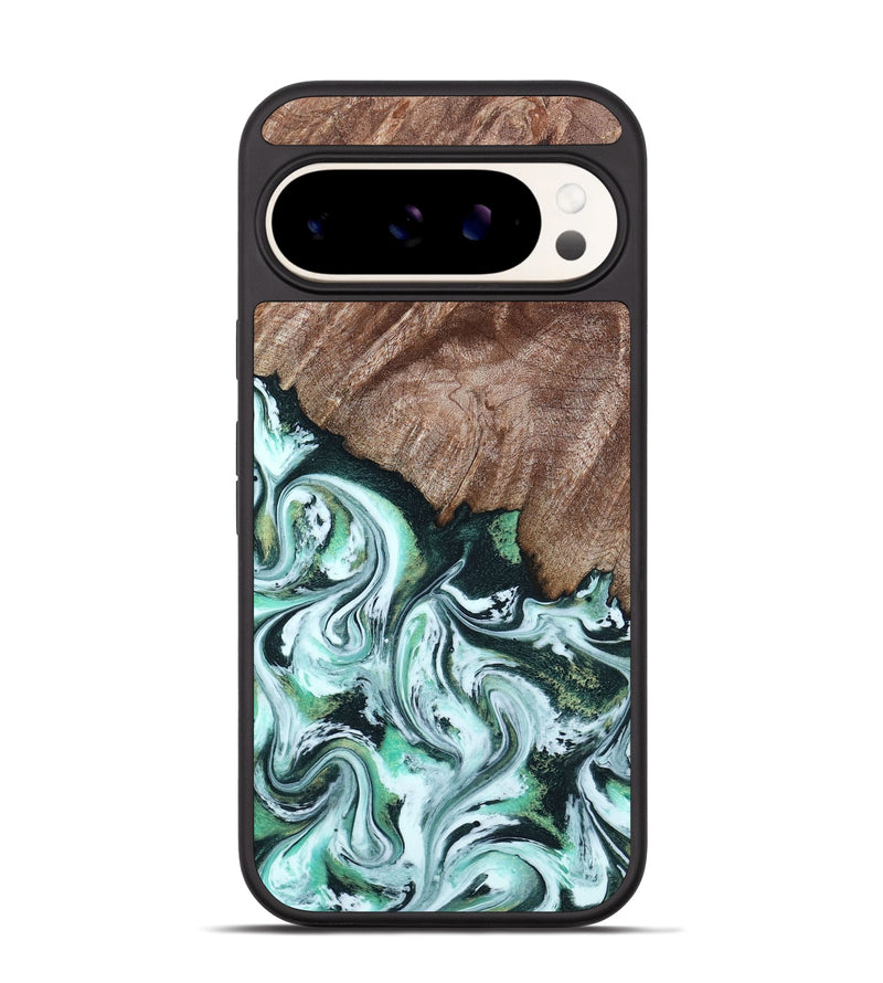 Pixel 9 Wood Phone Case - Burton (Green, 795089)