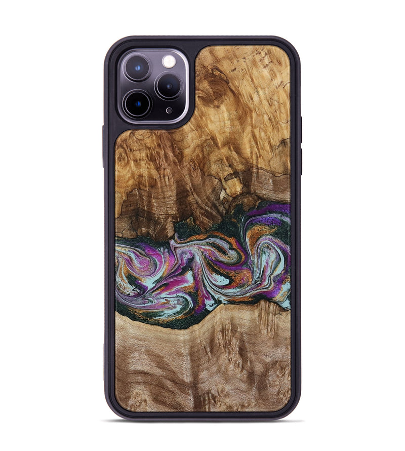 iPhone 11 Pro Max Wood Phone Case - Dorris (Green, 795091)