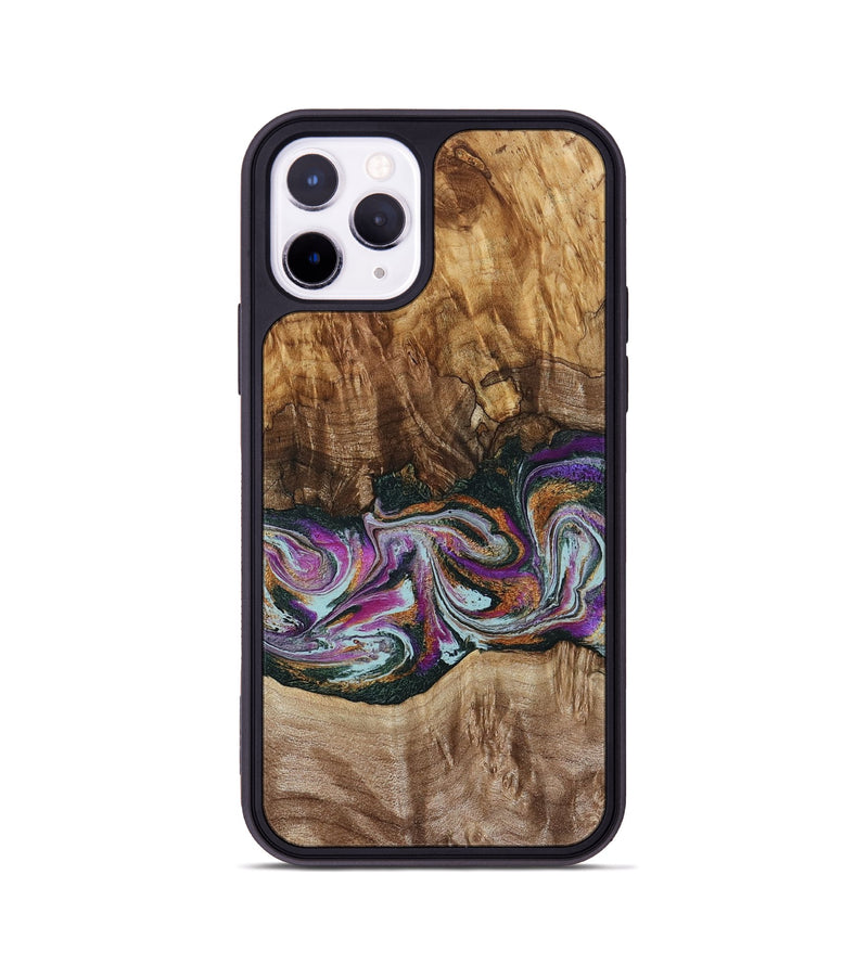 iPhone 11 Pro Wood Phone Case - Dorris (Green, 795091)