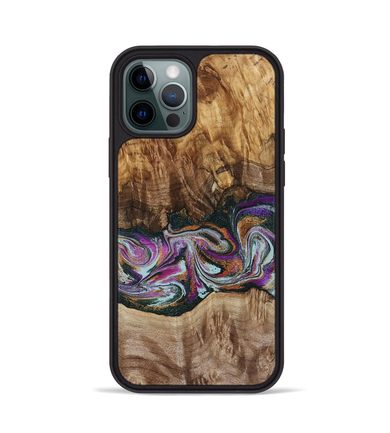 iPhone 12 Pro Wood Phone Case - Dorris (Green, 795091)