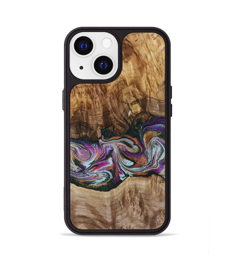 iPhone 13 Wood Phone Case - Dorris (Green, 795091)