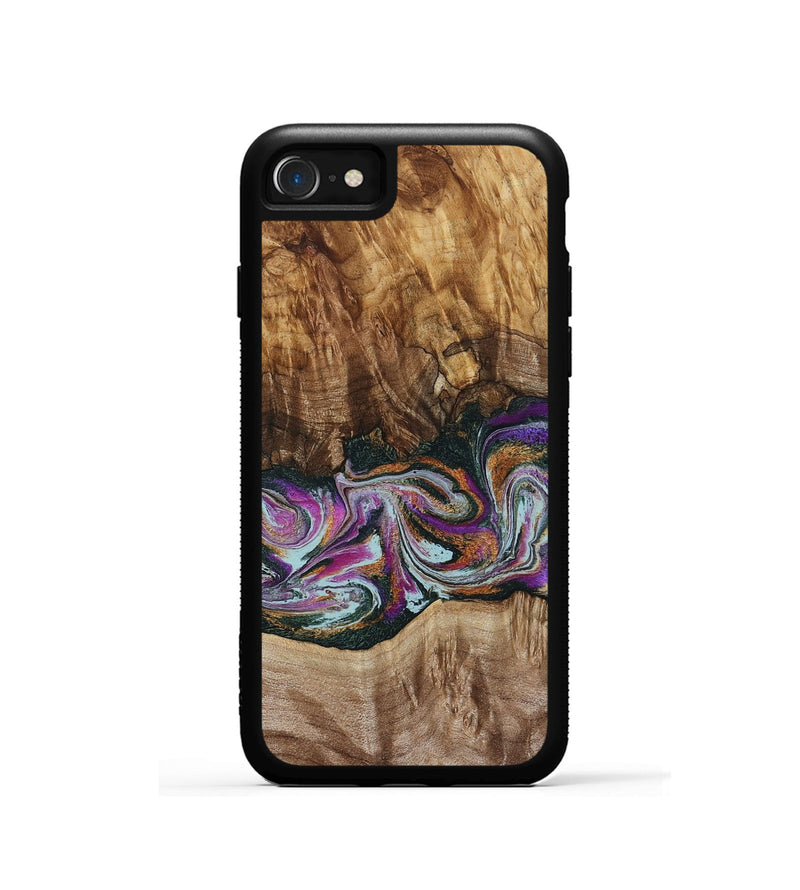 iPhone SE Wood Phone Case - Dorris (Green, 795091)