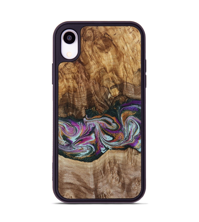 iPhone Xr Wood Phone Case - Dorris (Green, 795091)