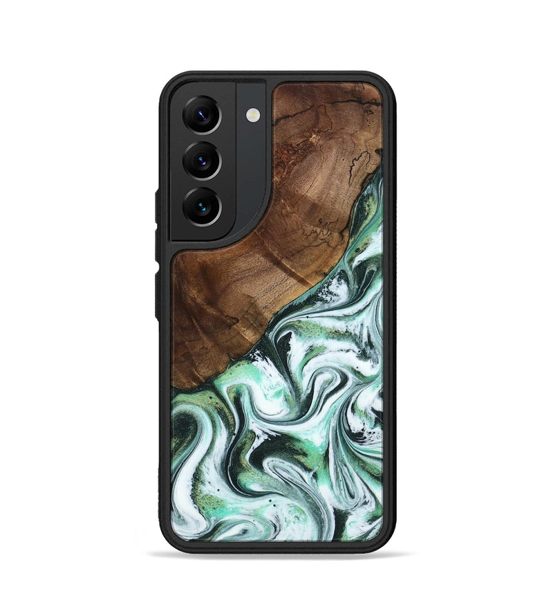 Galaxy S22 Wood Phone Case - Salma (Green, 795100)
