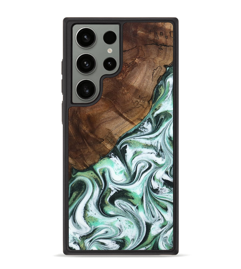 Galaxy S23 Ultra Wood Phone Case - Salma (Green, 795100)