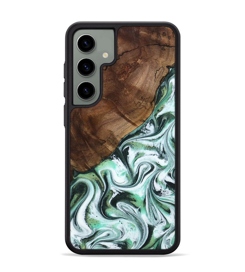 Galaxy S24 Plus Wood Phone Case - Salma (Green, 795100)