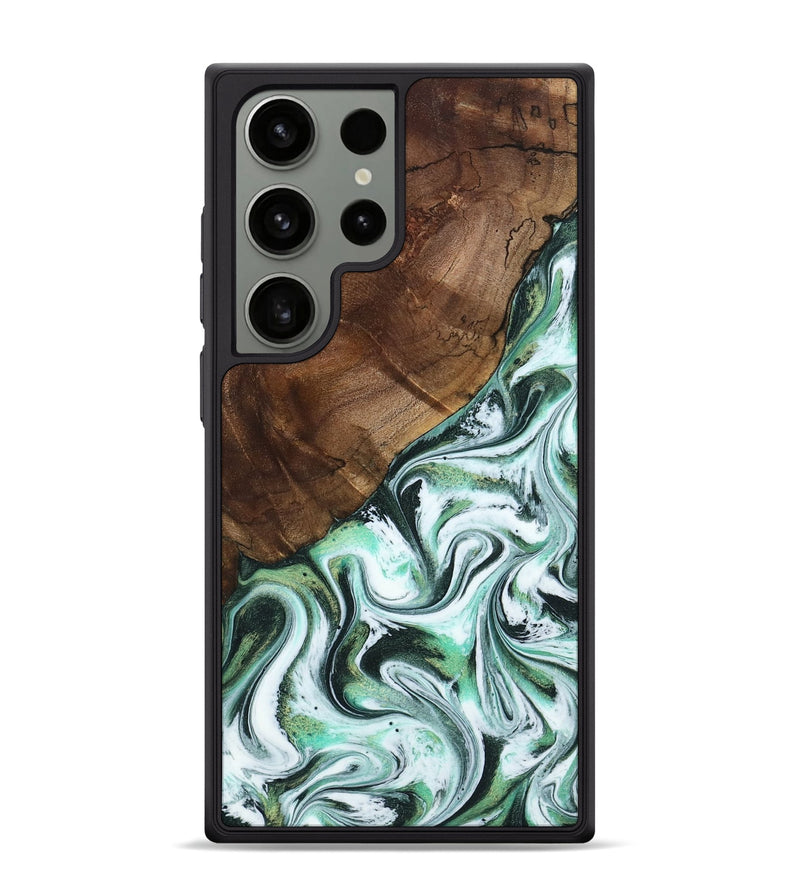 Galaxy S24 Ultra Wood Phone Case - Salma (Green, 795100)