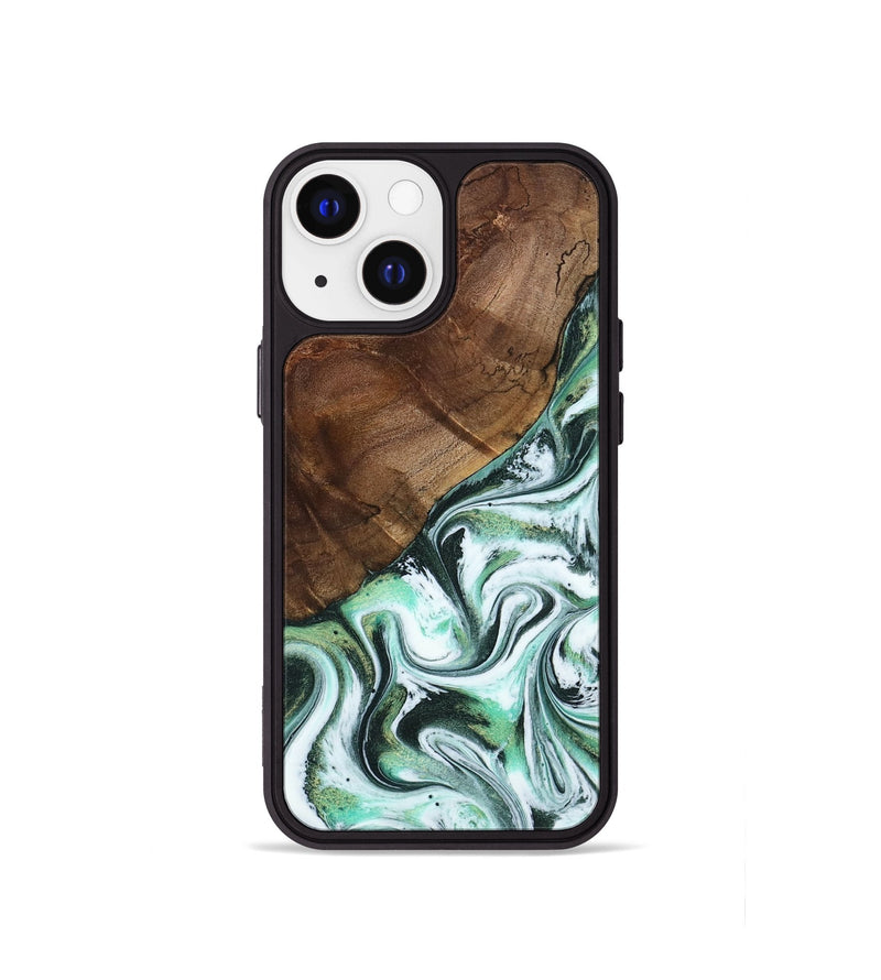 iPhone 13 mini Wood Phone Case - Salma (Green, 795100)