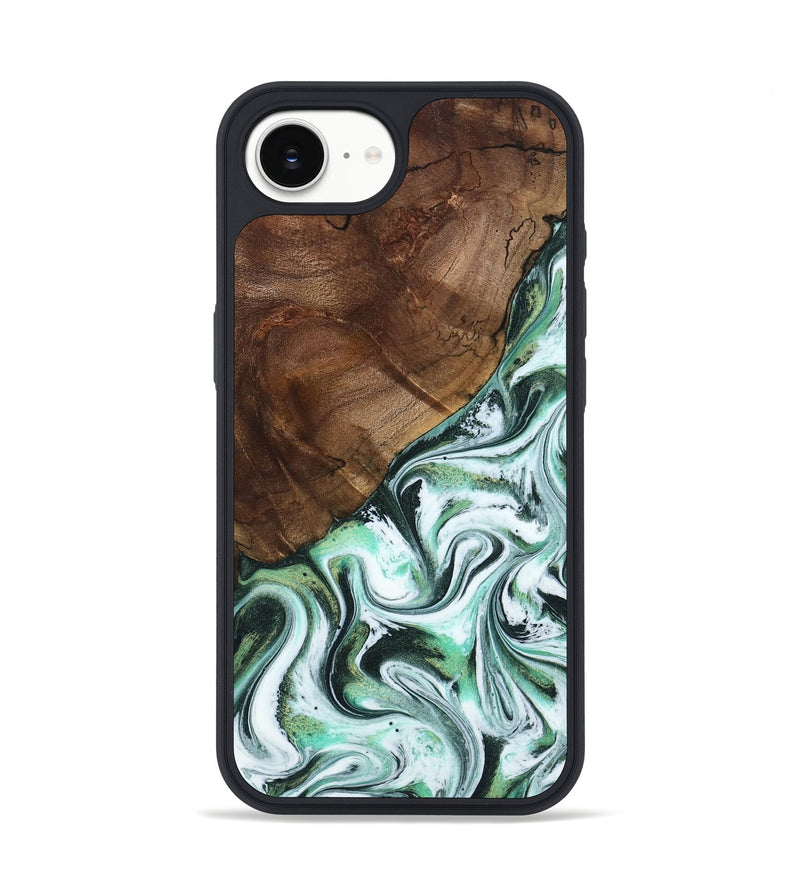 iPhone 16e Wood Phone Case - Salma (Green, 795100)